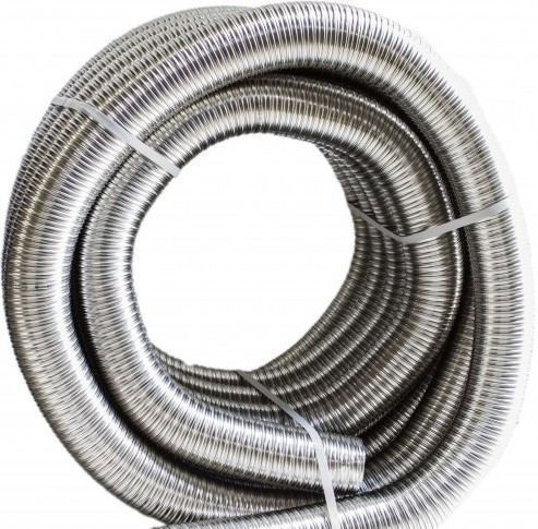 TUBO FLEXIVEL INOX-316L (ROLO 10M) 100