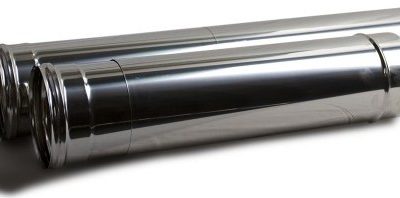 TUBO RIGIDO INOX 1MT C/ABRACADEIRA 200MM
