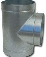 TE 90o                GALVANIZADO  80MM