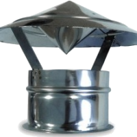 CHAPEU T/CHINES S/ABA GALVANIZADO 150MM