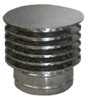 CHAPEU T/PINHA        INOX 300MM