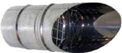 SAIDA LATERAL         INOX 110MM