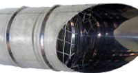 SAIDA LATERAL         INOX 120MM