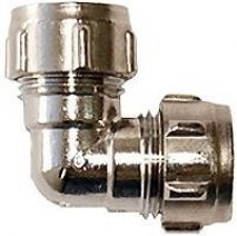 JOELHO SIMPLES NIQUELADO   22 MM