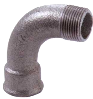 CURVA M/F 90o GALVANIZADA     1/4″ F001