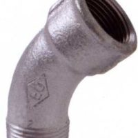 CURVA M/F 45o GALV      2″  F040