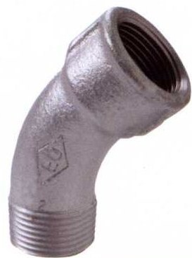CURVA M/F 45o GALVANIZADA   2.1/2″ F040