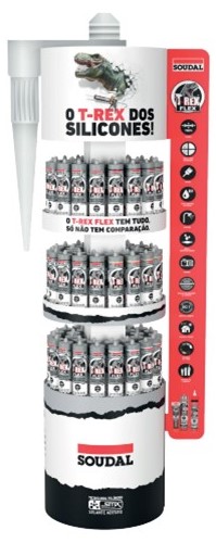 158473 EXPOSITOR VAZIO TREX-FLEX DE CHAO