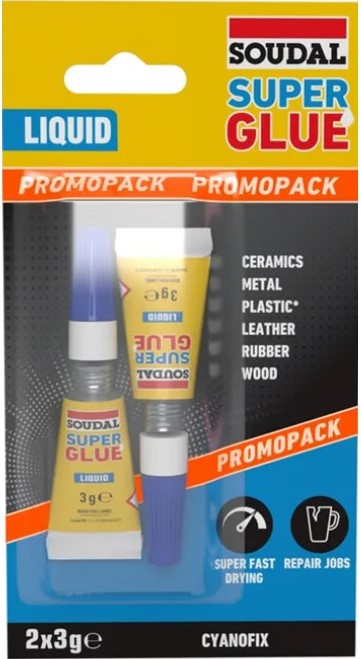 160037 COLA SUPER GLUE LIQUIDO (BL3+3G)