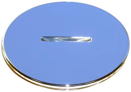 TAMPA PVC CROMADA ROSCADA    90×78