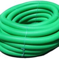 TUBO CORRUGADO VERDE    (ROLO 50M) 63MM$