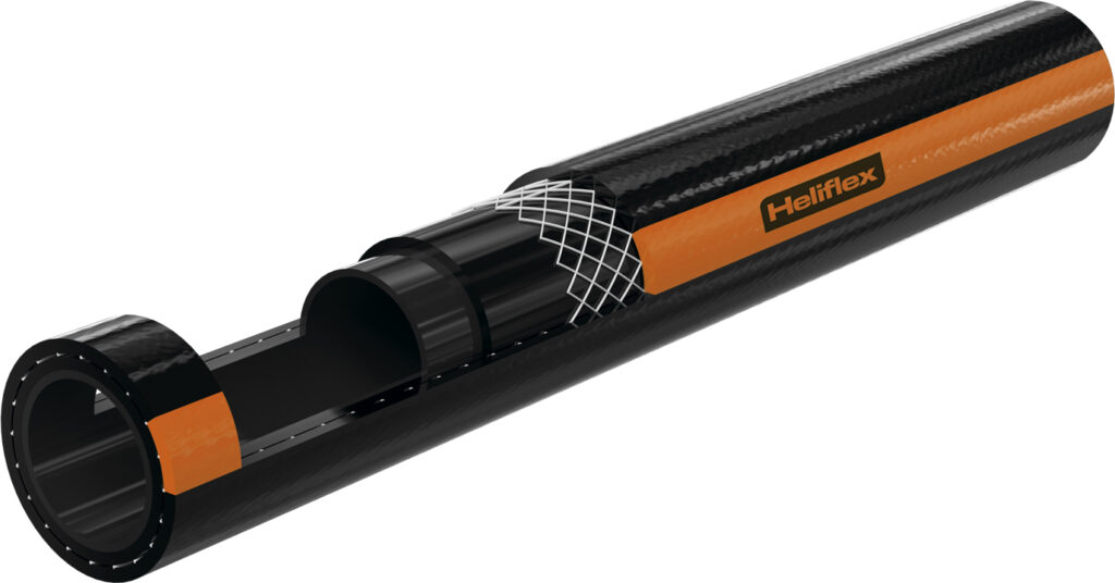 TUBO P/GAS PRETO DIAM8x18MM RL25M
