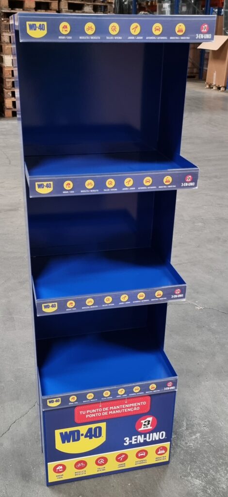 EXPOSITOR VAZIO (WD-40) DE CHAO FIXO