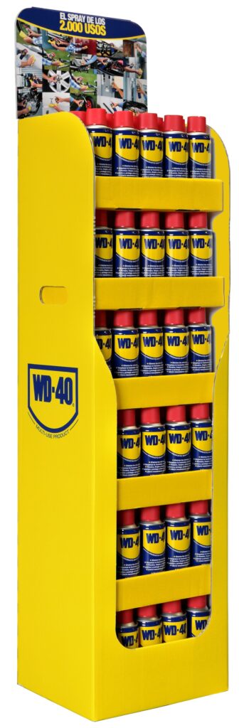 EXPOSITOR VAZIO (WD-40) P/BALCAO