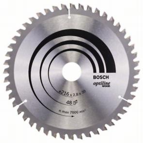 2608640641 DISCO MADEIRA 216x30MM-48D