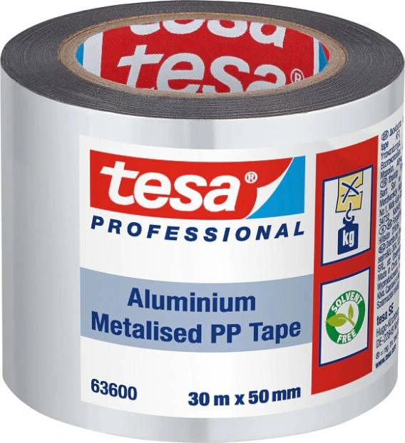 63600 FITA PP METALIZADA ALUM.30Mx50MM