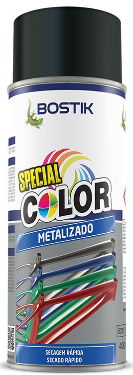 SPRAY C/EFEITO METAL/PRETO  400ML