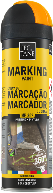 MP302 SPRAY MARCACAO LARANJA      500ML