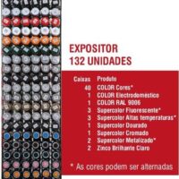 EXPOSITOR VAZIO 132 SPRAYS  ” BOSTIK “