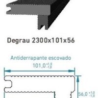 DEU22230 DEGRAU 2300x101x56 CHOC$
