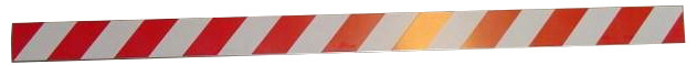 BARREIRA SEGURANCA METALICA 2500x130MM$