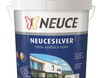 NEUCESILVER TINTA PLAST.BRANC.15L