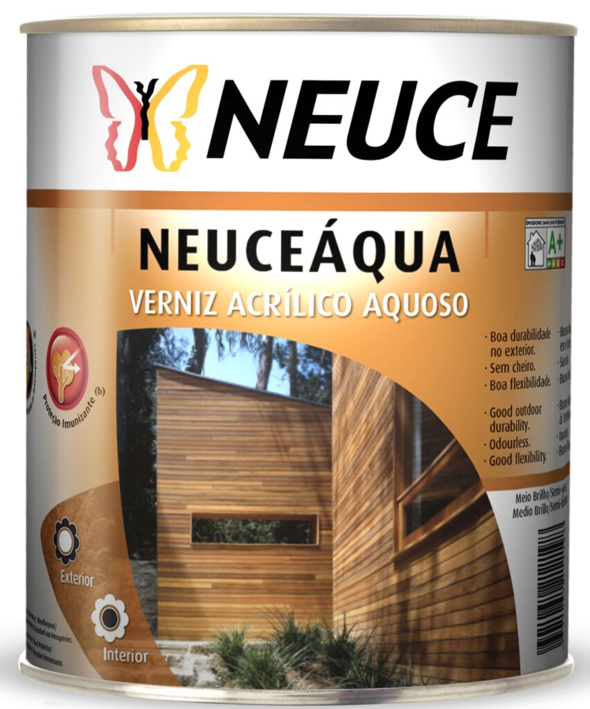 NEUCEAQUA VERNIZ BRILHANTE INCOLOR  4LT