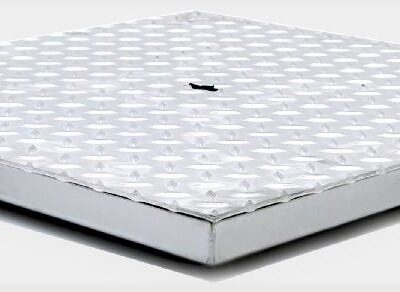 TAMPA RASA  INOX B125 500x500MM