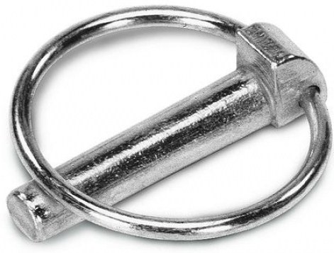 CAVILHA MOLA C/ARGOLA   6x37MM ZINC.