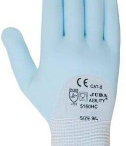 LUVA NITRIL AZUL U/GERA.5160HC/8