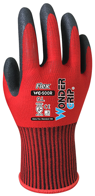 LUVA NITRILO     HWG500R-FLEX/8&