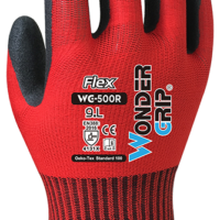 LUVA NITRILO     HWG500R-FLEX/9&