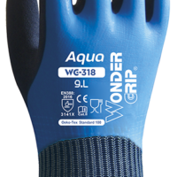 LUVA LATEX        HWG318-AQUA/11