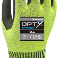 LUVA FIBRA HPPE PT/CORTE HOP775HY-OPTY/7