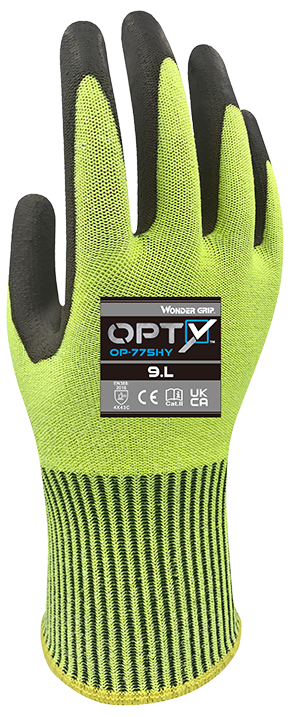 LUVA FIBRA HPPE PT/CORTE HOP775HY-OPTY/8