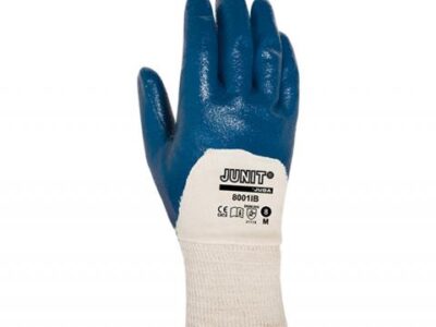 LUVA NITRIL AZUL P/ELAS.8001IB/7