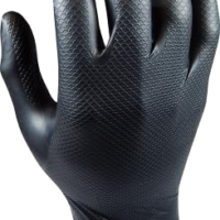 LUVA NITRIL (CX.50) PRETA 578BK/NR M-8