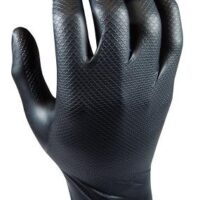 LUVA NITRIL (CX.50) PRETA  580NR/M-8&