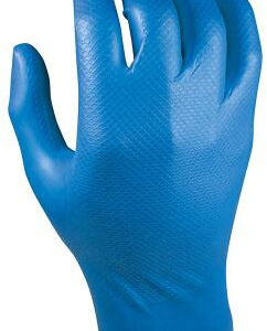 LUVA NITRIL(CX.50)AZUL 580BL/S-7&