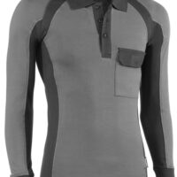 POLO MANGA COMPRIDA CINZENTO   671/XL#