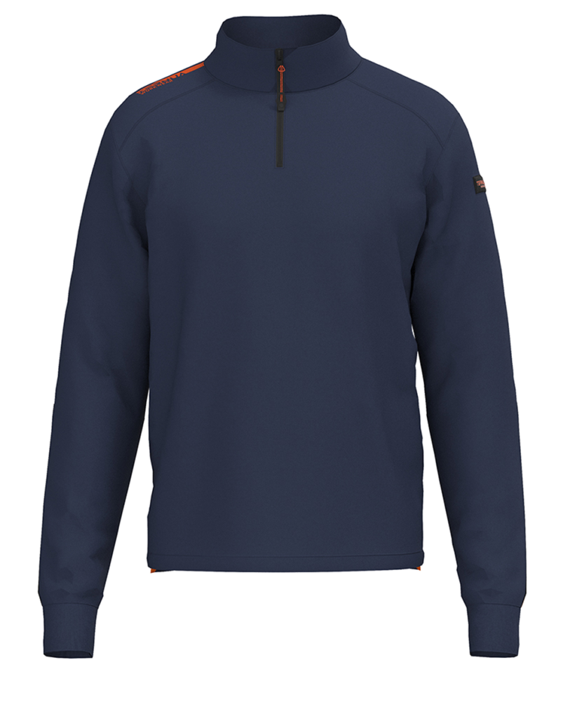 TERNUA M POLO LEZA 1/2 ZIP      AZUL/M