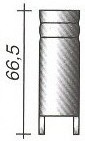 MC0025 BOCAL CONICO PLUS25 D20,0&