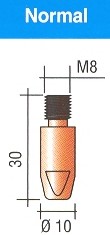 MD0005-12 BICO M8 P/REF.AGUA 1,2&