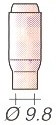 TC0004 BOCAL CERAMICO D9,8 P/TIG&