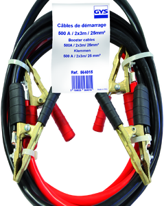 564015 JG.2AL.CARR.BAT.25MM2 500A 3,0MT