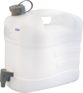 21163 JERRYCAN C/TORN.BRANCO P/AGUA 10LT