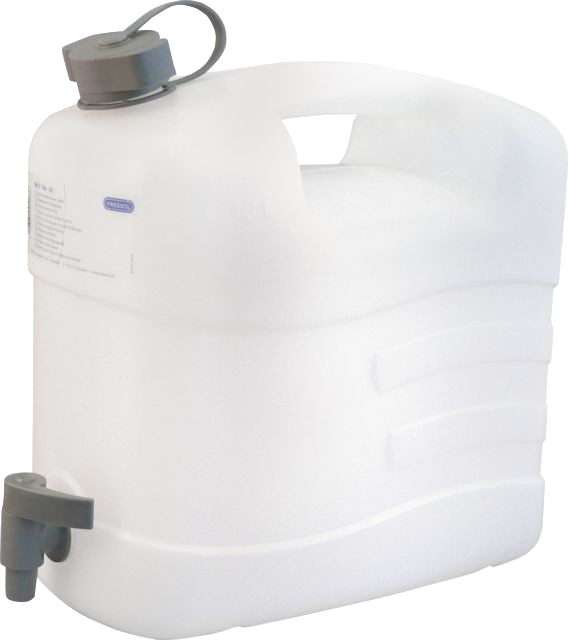 21163 JERRYCAN C/TORN.BRANCO P/AGUA 10LT
