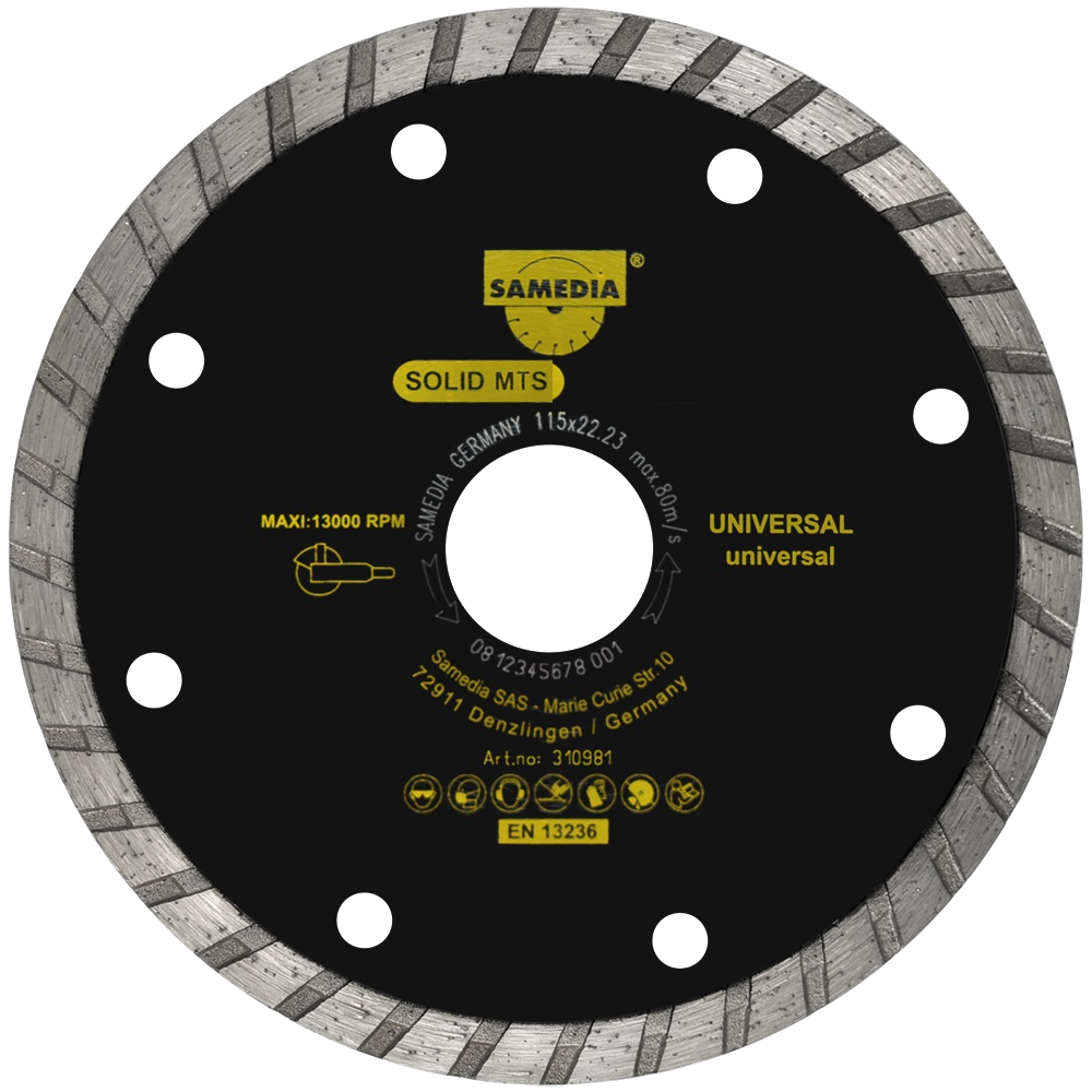 310981 DISCO DIAM.TURBO MTS 115MM