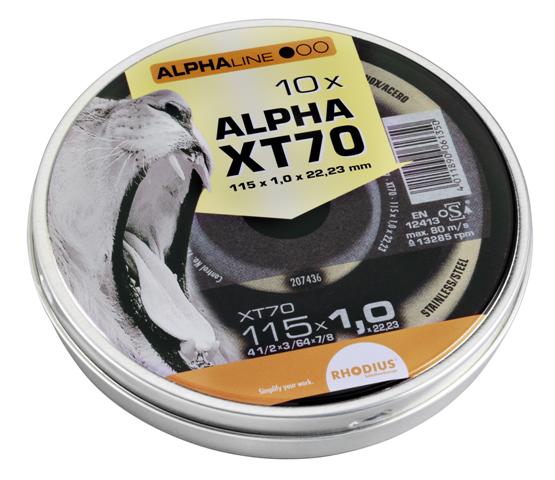208226 10DISCOS CT/INOX 125x1x22 XT70