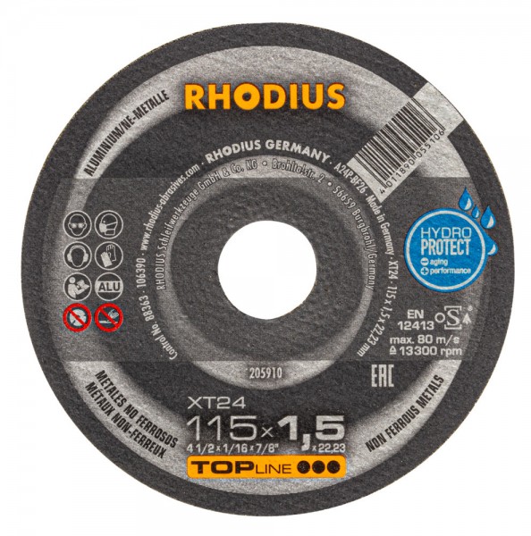 205910 DISCO CT/ALUMINIO 115×1,5×22 XT24